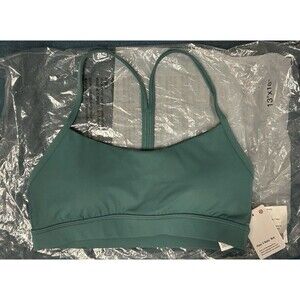 Lululemon Women’s Flow Y  *Nulu Bra In TLLG Green Size US 6 New
